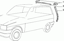 70004/00 КУЗОВ, РАМЫ (ЗАДНЯЯ ЧАСТЬ) 