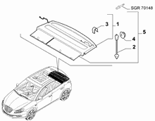 70523-070 PARCEL SHELF