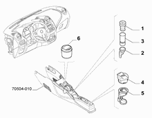 70504-030 ASHTRAY AND ACCESSORIES