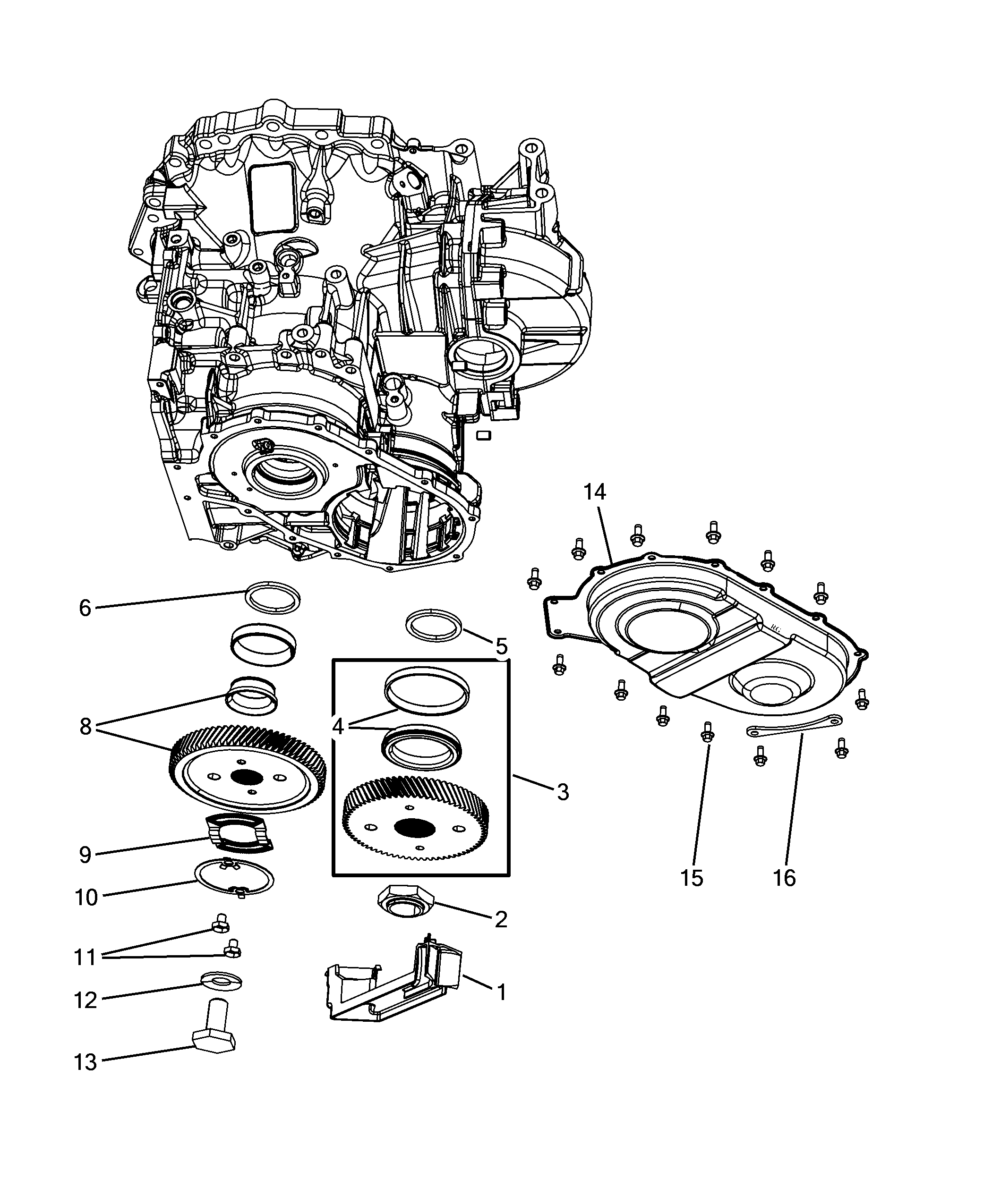 21201-090 AUTOMATIC TRANSMISSION GEAR UNIT