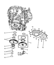 21201-090 AUTOMATIC TRANSMISSION GEAR UNIT
