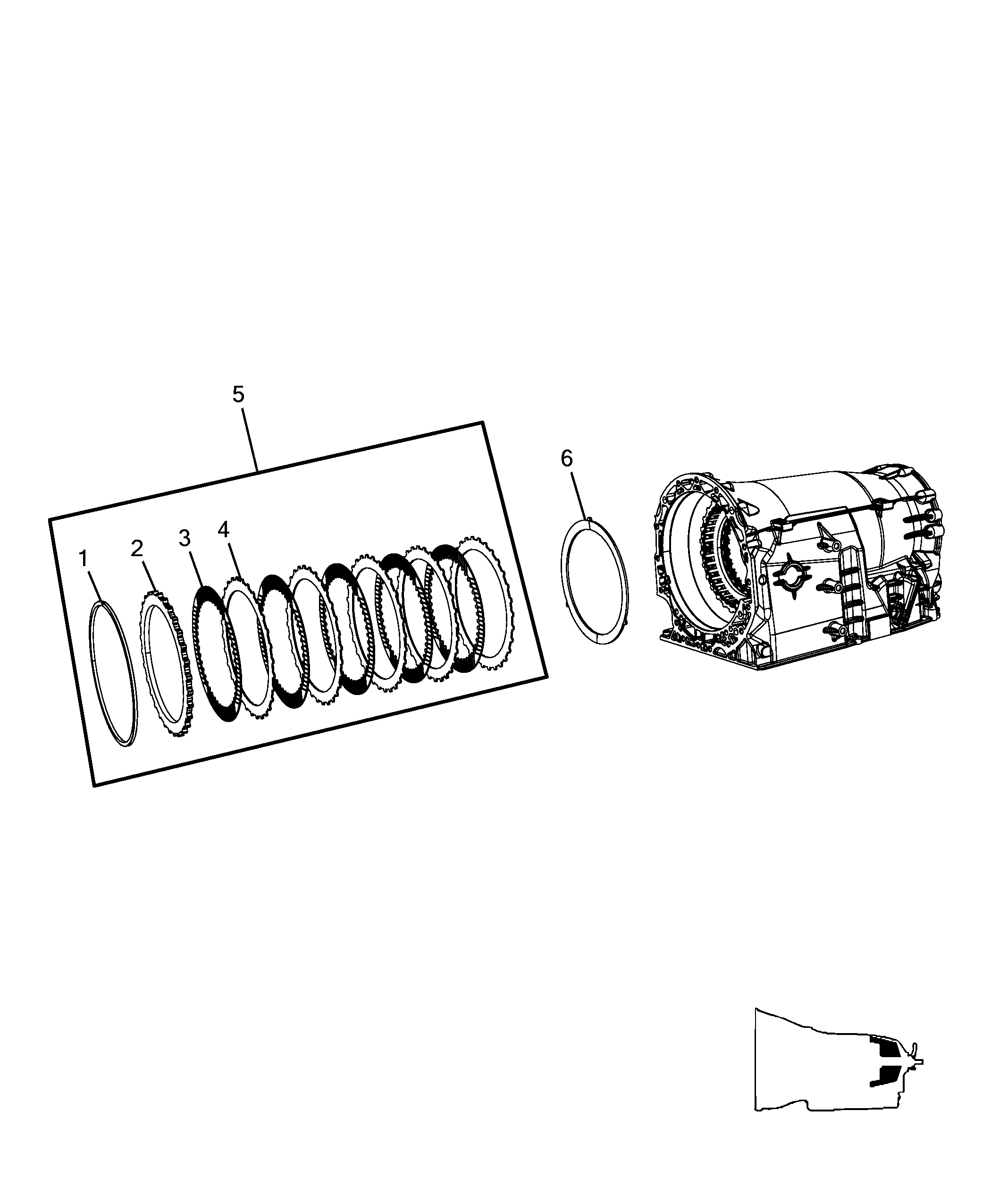 21201-080 AUTOMATIC TRANSMISSION INNER CLUTCH UNIT