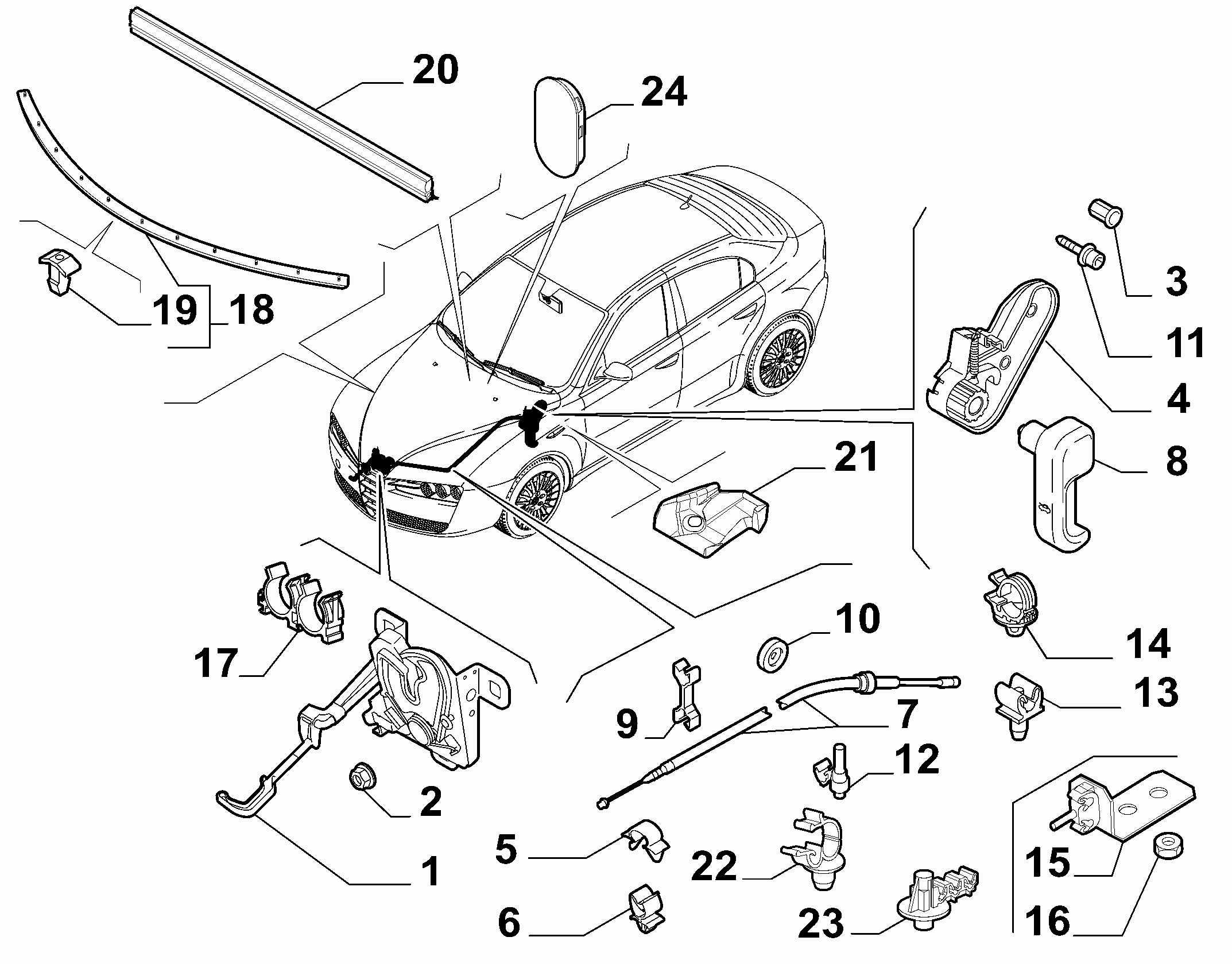 70101-020 TRUNK SPACE COVER ACCESSORY
