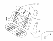 70615-010 REAR SEAT LINING 