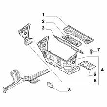 70002-040 INSTRUMENT PANEL WALL 