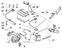 55300-040 BATTERY HARNESS