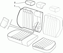 70615/02 REAR SEAT LINING
