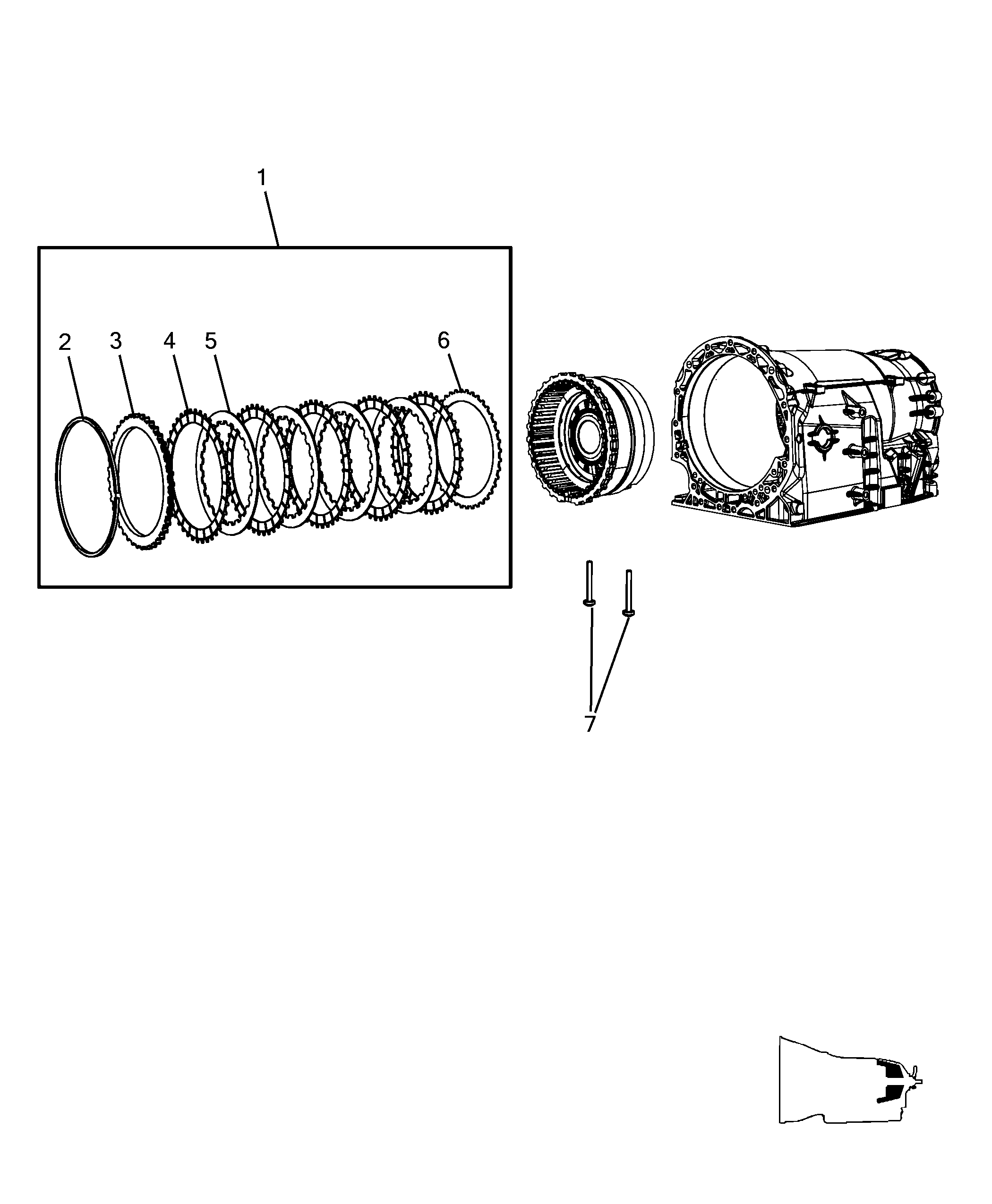 21201-080 AUTOMATIC TRANSMISSION INNER CLUTCH UNIT