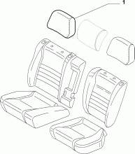 70615/02 REAR SEAT LINING