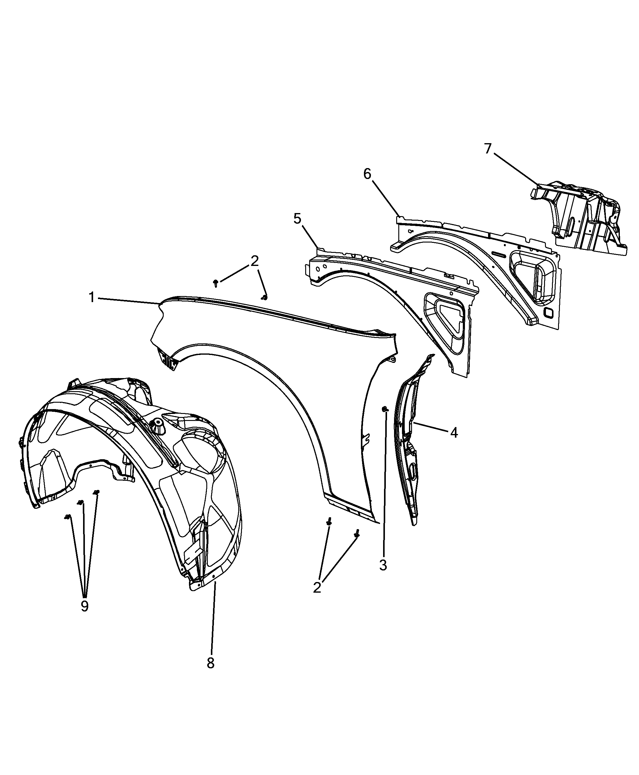70018-010 FRONT MUDGUARD