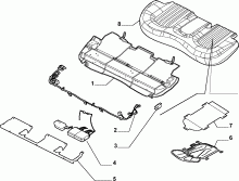 70613/00 REAR SEAT 