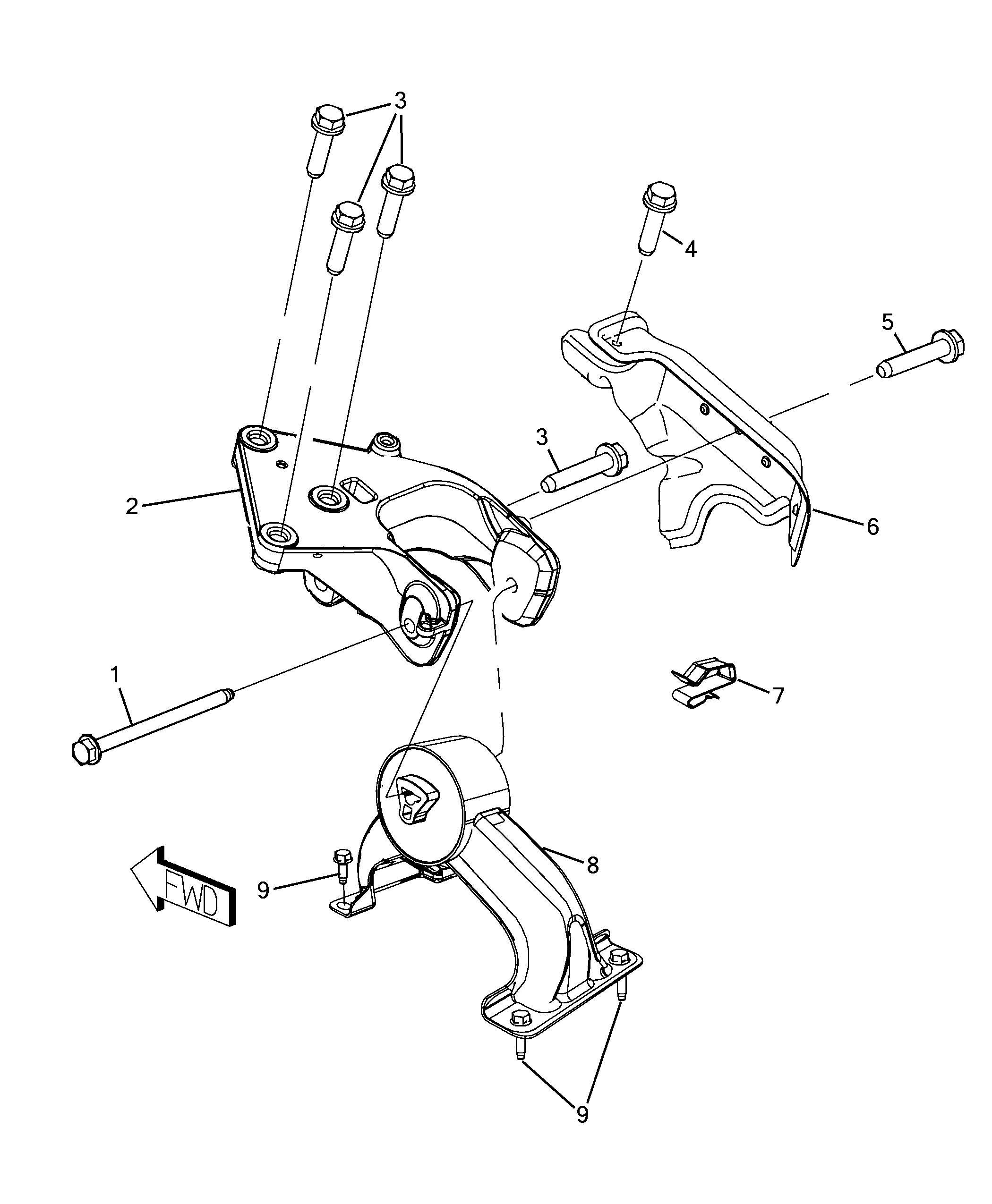 10003-010 ENGINE  SUPPORT