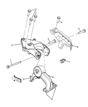 10003-010 ENGINE  SUPPORT