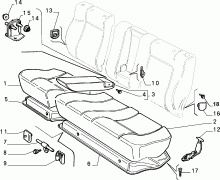 70613/01 REAR SEAT