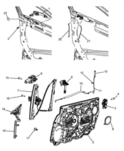 70129-050 FRONT DOOR LOCK