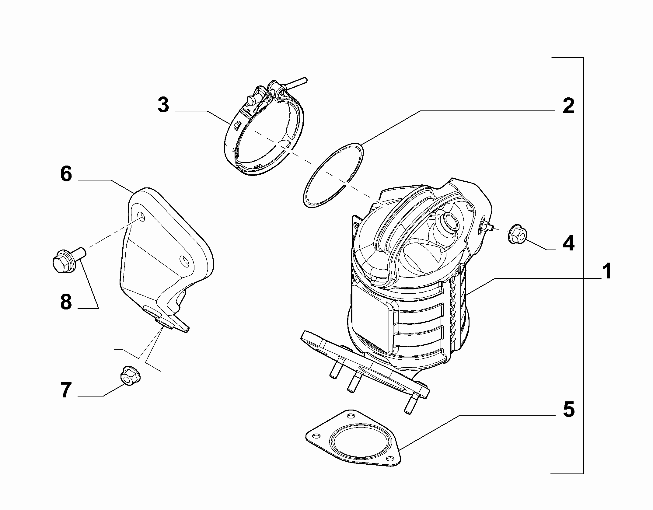 10258-010 FRONT PIPING