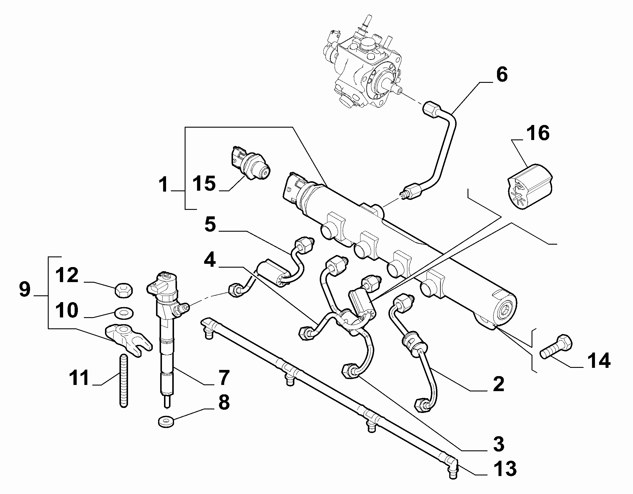 10226-020 HYDRAULIC COUNTER AND INJECTORS