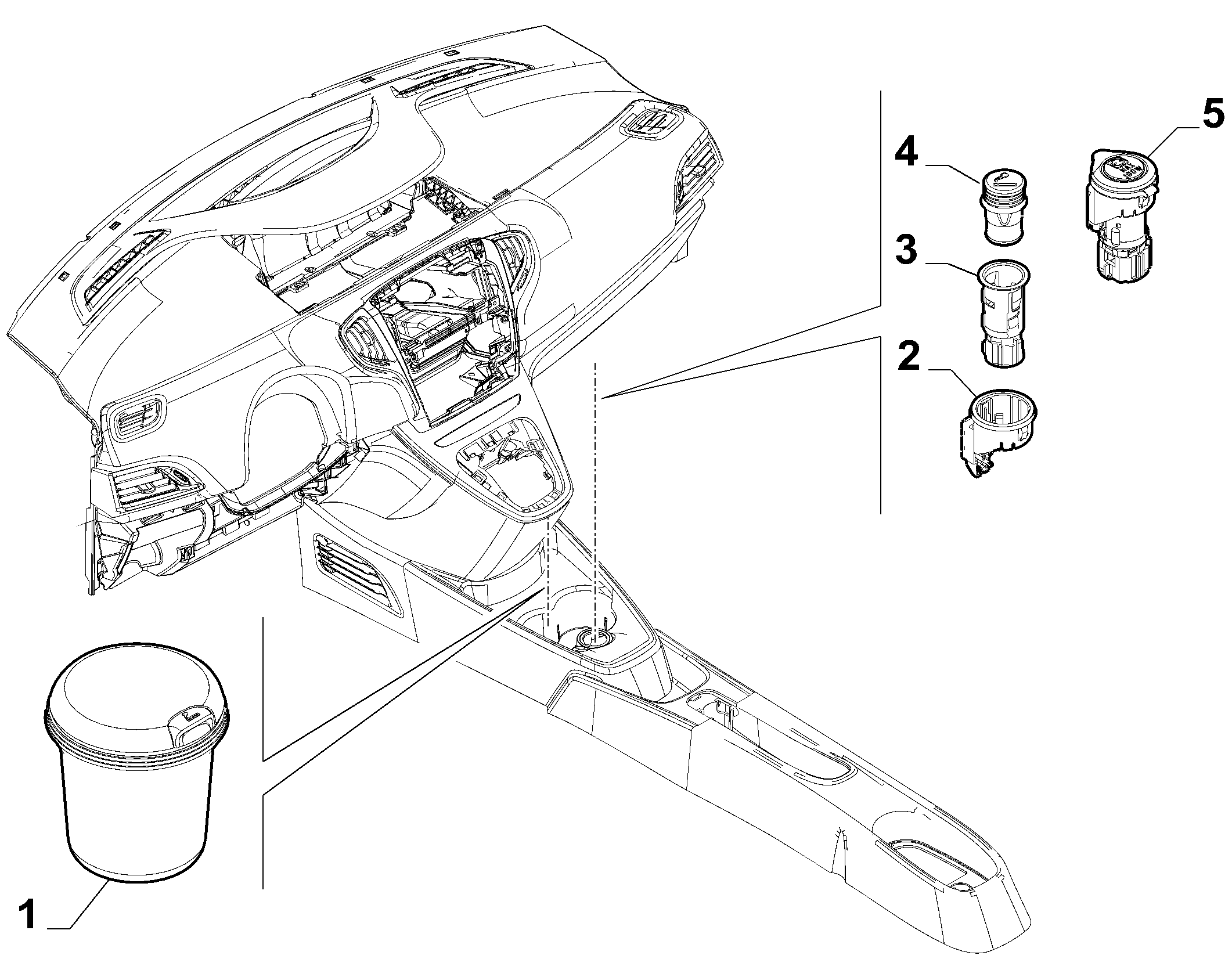 70504-030 ASHTRAY AND ACCESSORIES