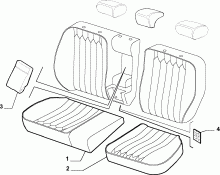 70615/03 REAR SEAT LINING