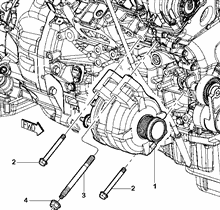 55301-010 ALTERNATOR AND MOUNTING