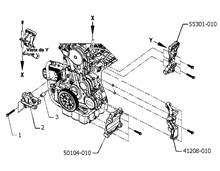 10003-010 ENGINE  SUPPORT