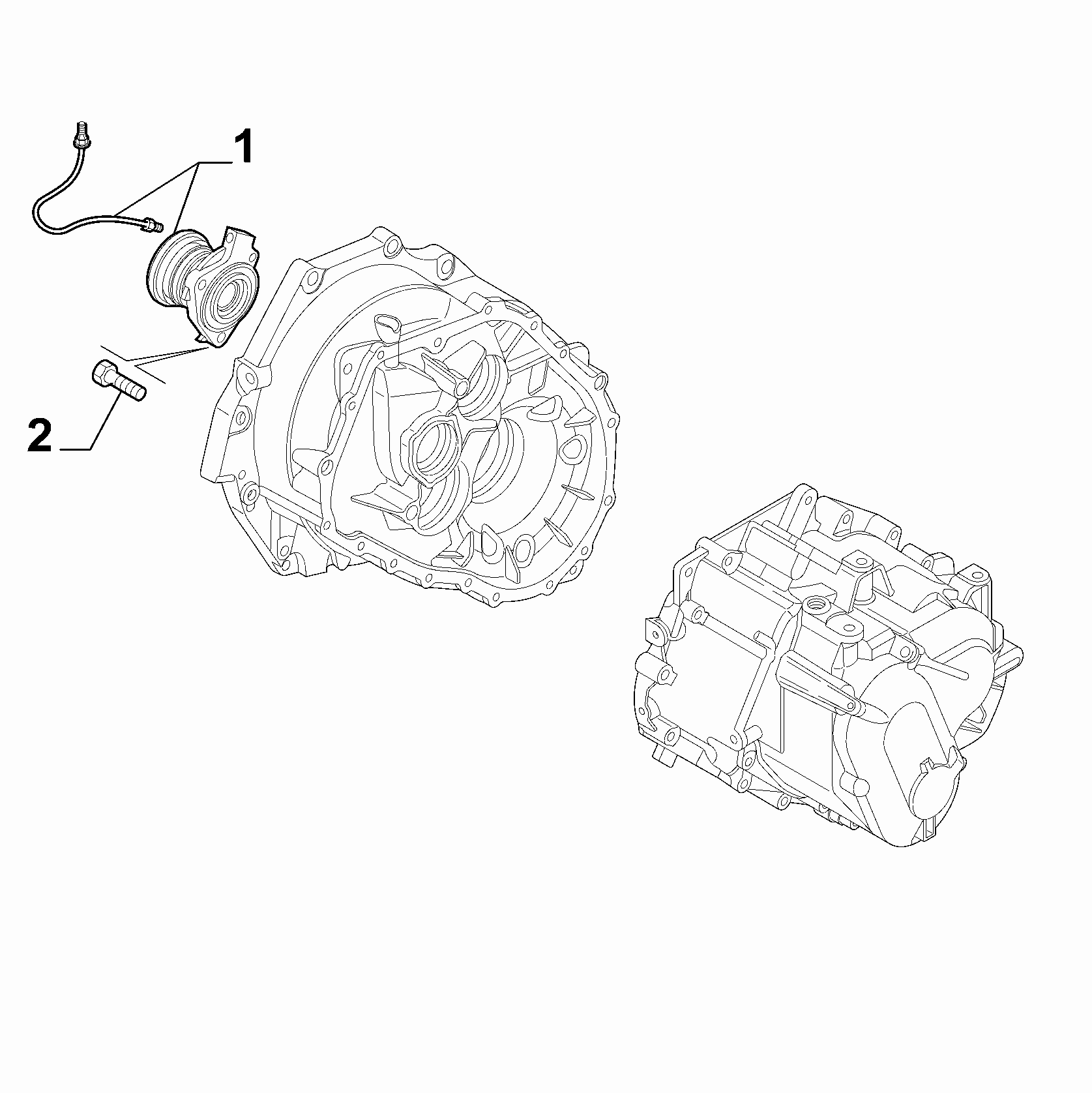 21207-040 HYDRAULIC ACTUATOR CLUTCH RELEASE