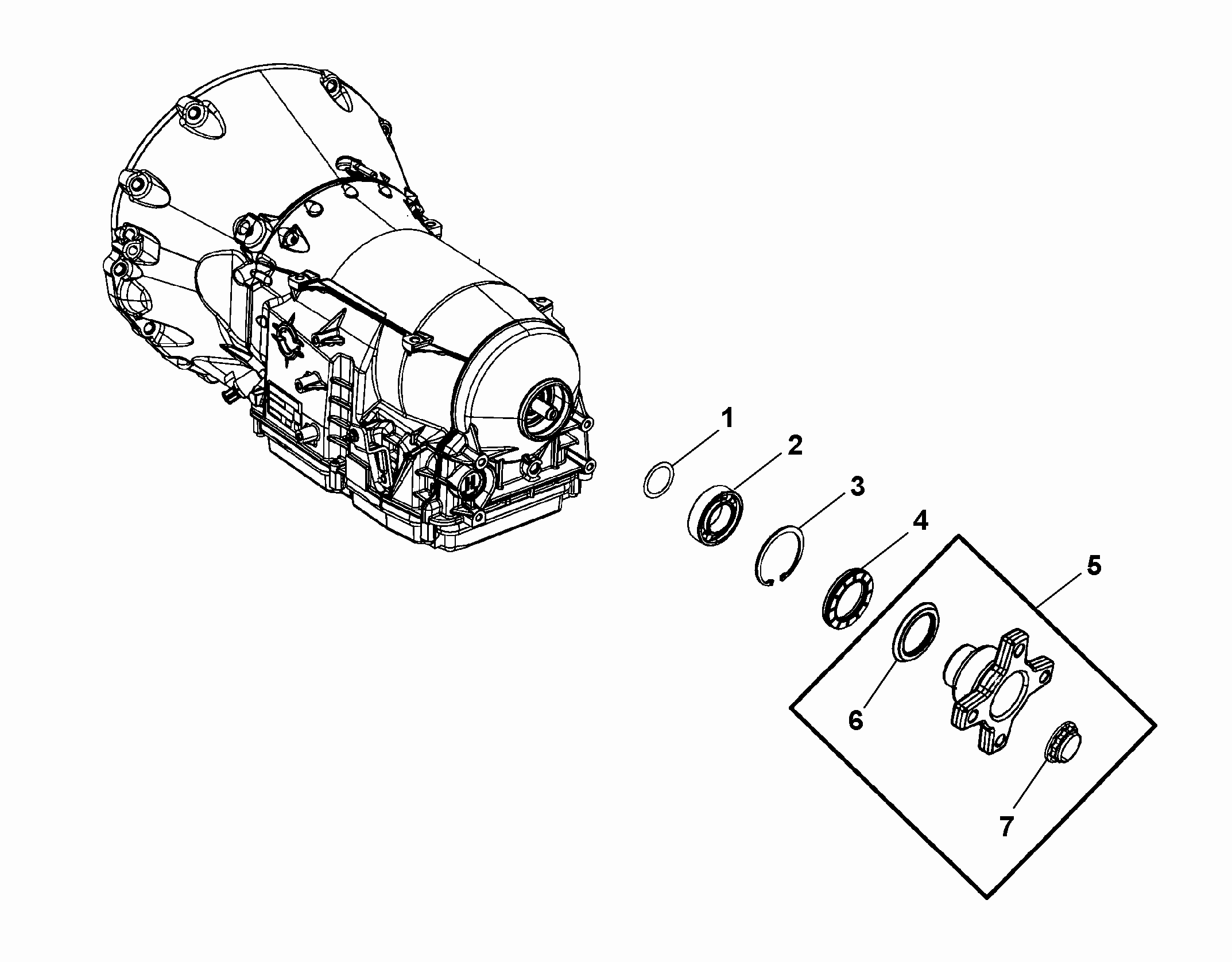 21201-050 PROPELLER SHAFT TO AUTOMATIC TRANSMISSION CONNECTION UNIT