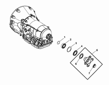 21201-050 PROPELLER SHAFT TO AUTOMATIC TRANSMISSION CONNECTION UNIT