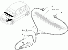 55514-040 FRONT AND REAR WIPER TUBING