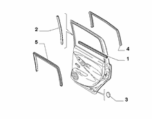 70136-070 REAR DOOR TRIM