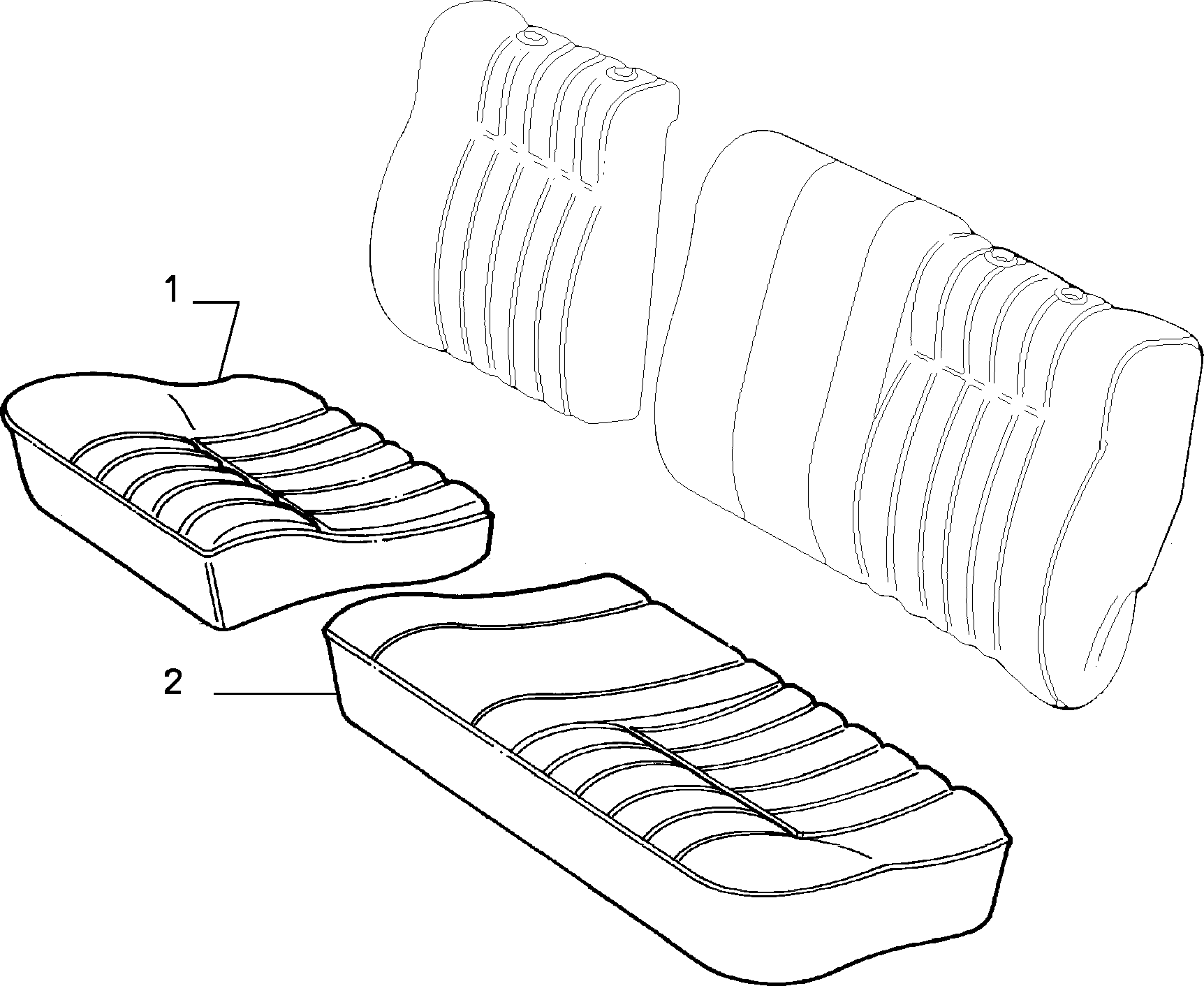 70615/01 REAR SEAT LINING