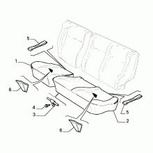 70613/01 REAR SEAT