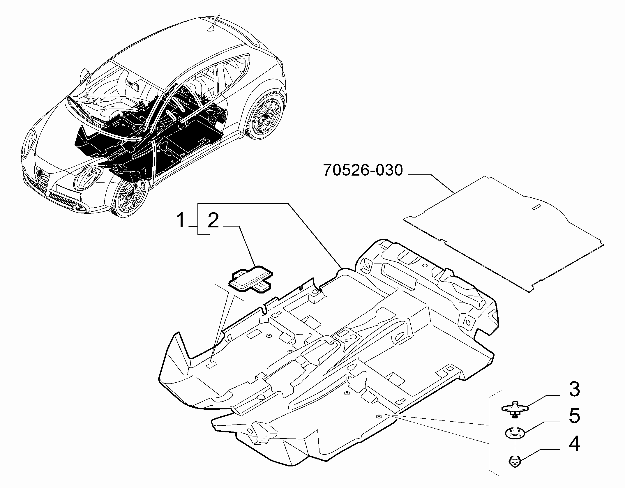 70521-010 PASSENGER SIDE MATS