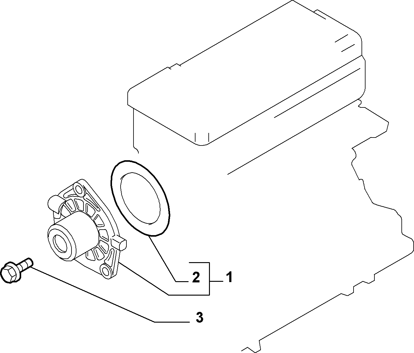 10402-010 WATER PUMP AND GASKETS