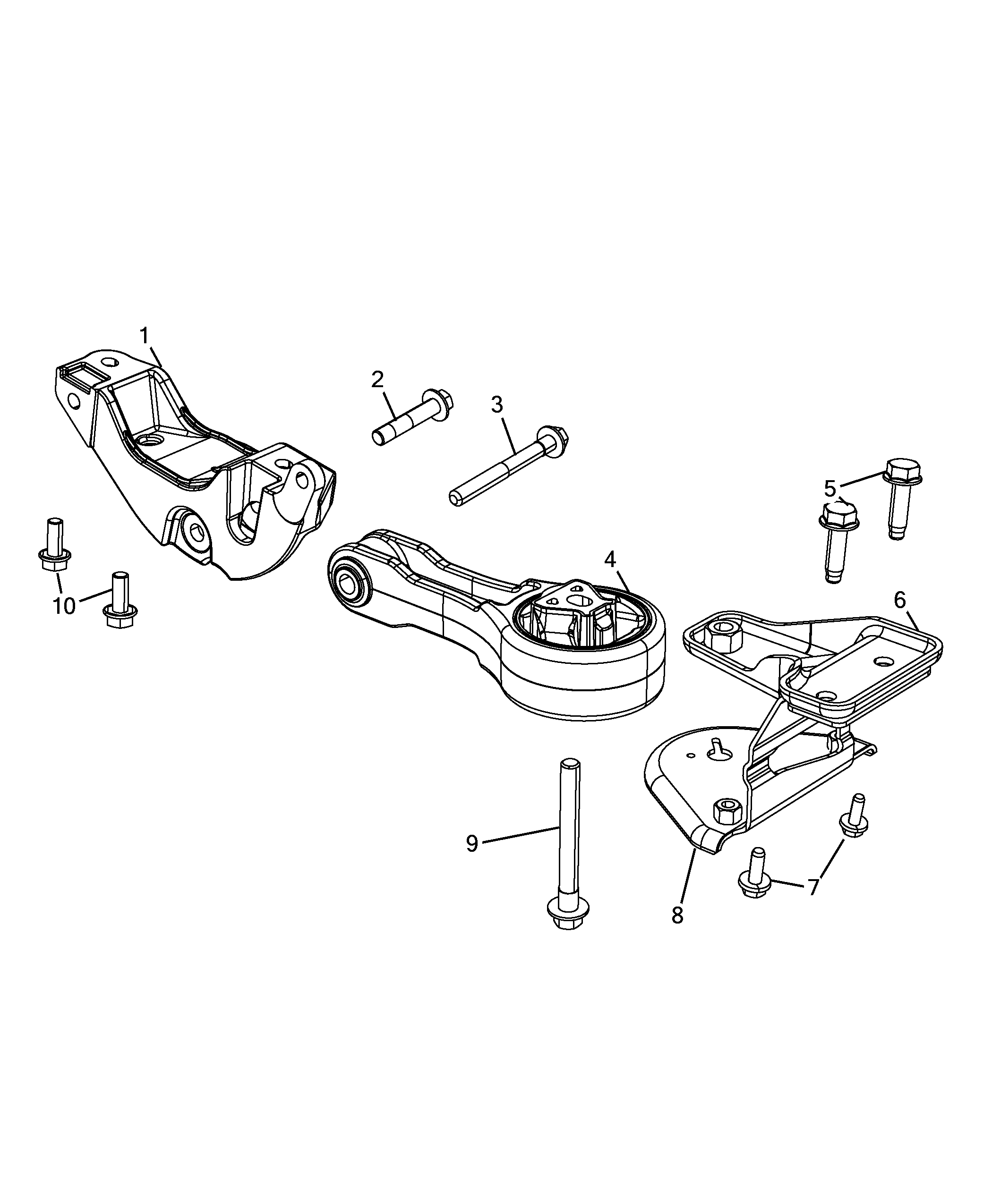 10003-010 ENGINE  SUPPORT