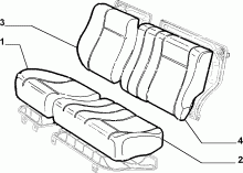 70613/02 REAR SEAT