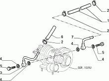 10402/02 ВОДЯНОЙ НАСОС И ТРУБОПРОВОДЫ