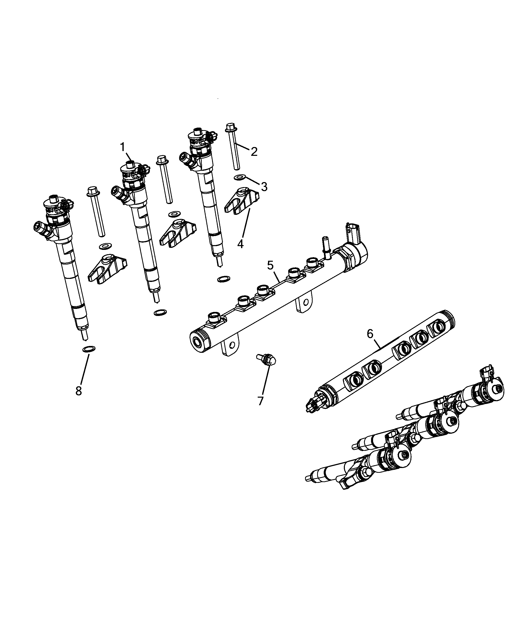 10226-020 HYDRAULIC COUNTER AND INJECTORS
