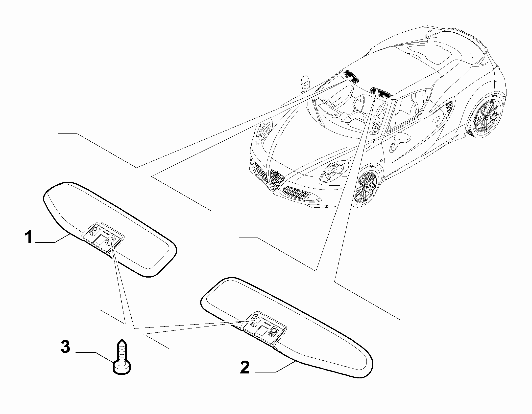 70525-010 SUN VISOR