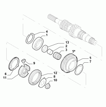 21215-025 ALTERNATIVE MANIFOLD GEAR SHAFT