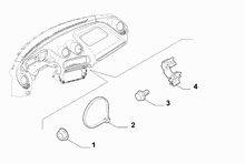 55527-020 DASHBOARD CABLE SET FASTENERS