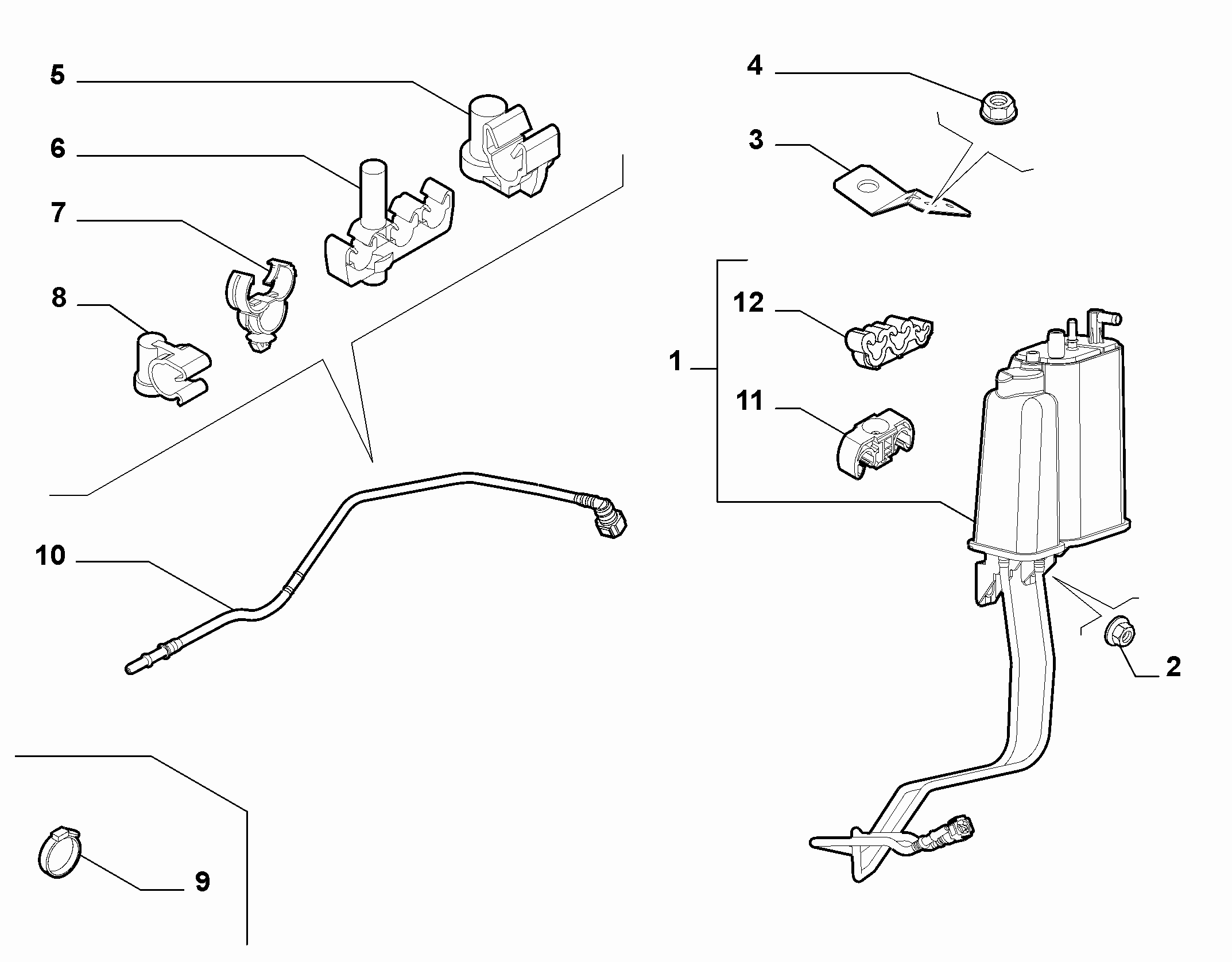 10201-040 FUEL EMISSION FILTER