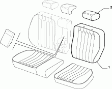 70615/02 REAR SEAT LINING