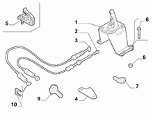 21221-020 GEAR STICK FLEX SHAFT