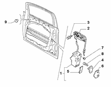 70129-050 FRONT DOOR LOCK