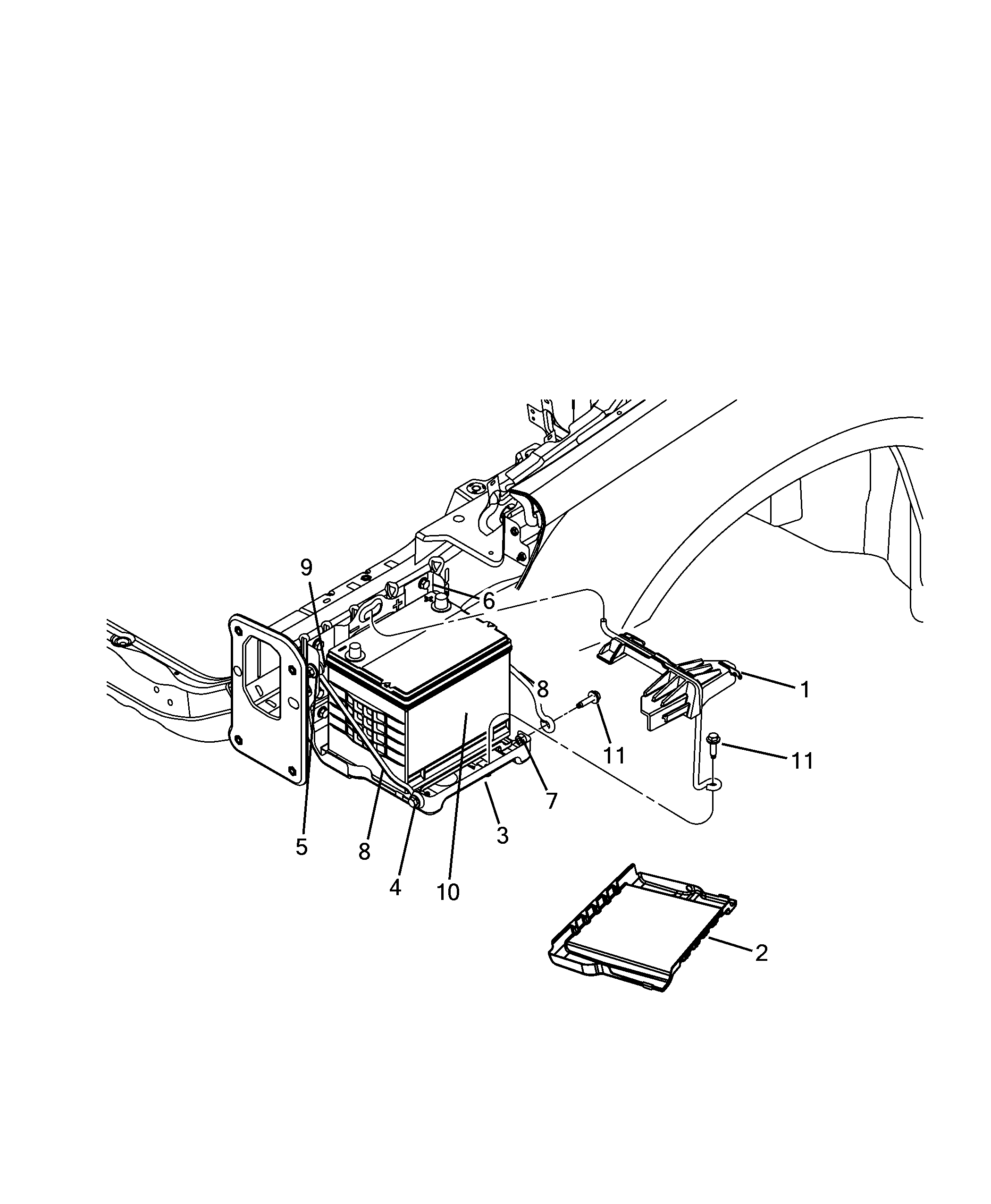 55300-010 BATTERY AND CASE
