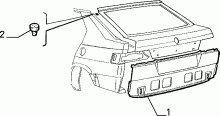 70020/00 КУЗОВ, ОБЛИЦОВКИ (ЗАДНЯЯ ЧАСТЬ)