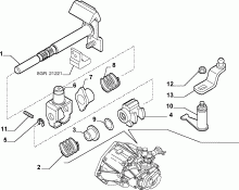 21219-010 GEAR SHAFT