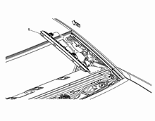 70523-040 INNER REAR PILLAR AND QUARTER GLASS TRIMS