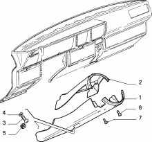 70502/00 ПАНЕЛЬ ПРИБОРОВ И ПРИЛЕГАЮЩИЕ ЧАСТИ 
